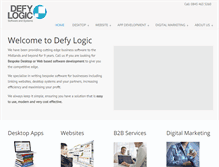 Tablet Screenshot of defy-logic.co.uk